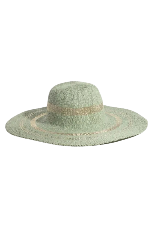 The Bella Sol Metallic Sun Hat
